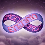 Logo Oficial da novela Amor Eterno Amor